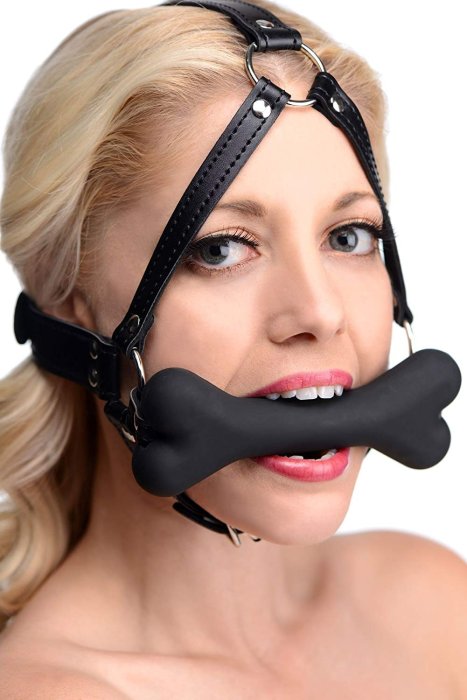 Master Series Hound Bone Gag Head Harness#