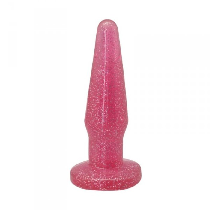 Butt Anal Toyz4Lovers "Glitter Small" 12,1 cm - Roz