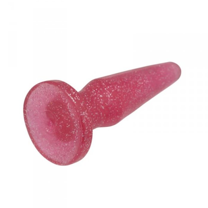 Butt Anal Toyz4Lovers "Glitter Small" 12,1 cm - Roz##