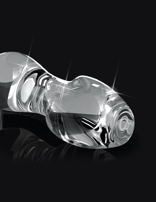 Dildo Sticla Icicles 72 - culoare si material