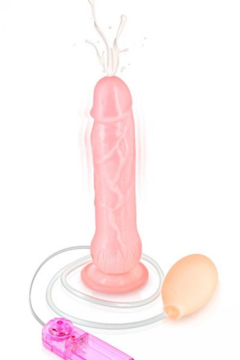 Vibrator cu Ejaculare Squirt Ultrarealistic - vedere laterala