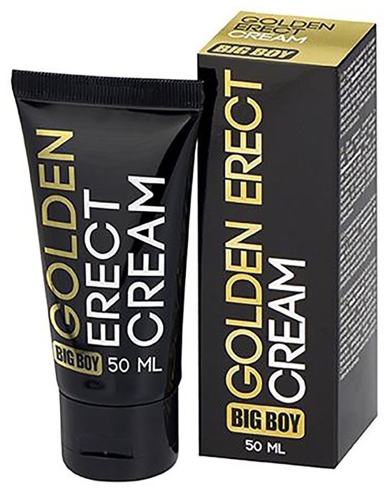 Crema pentru Imbunatatirea Erectiei Cobeco "BIG BOY GOLDEN ERECT" 50ml - vedere frontala