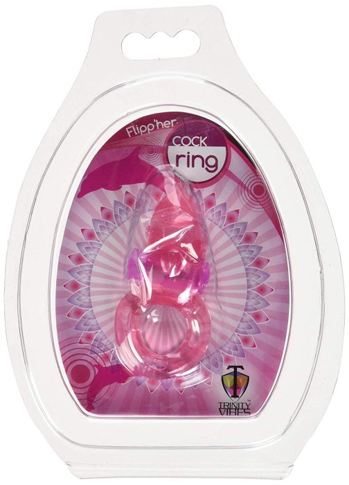 Inel Penis cu Vibratii Flipp'her - vedere frontala