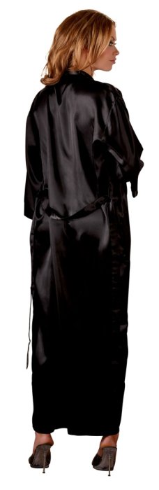 Kimono Negru Femei, Deluxe# - dimensiuni complete