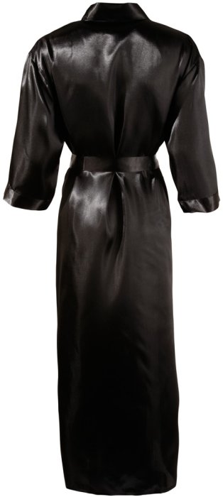 Kimono Negru Femei, Deluxe# - vedere laterala