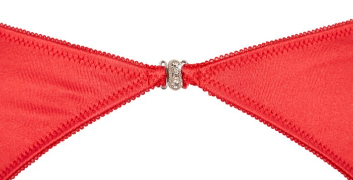 Set Lenjerie Intima Cottelli Collection - Rosu - accesorii incluse
