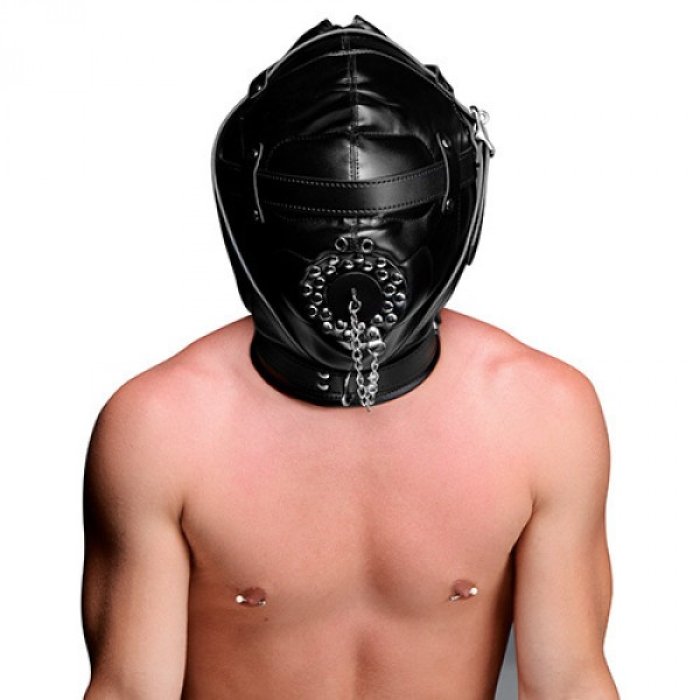 Masca Bondage Sensory Deprivation Hood - detaliu design