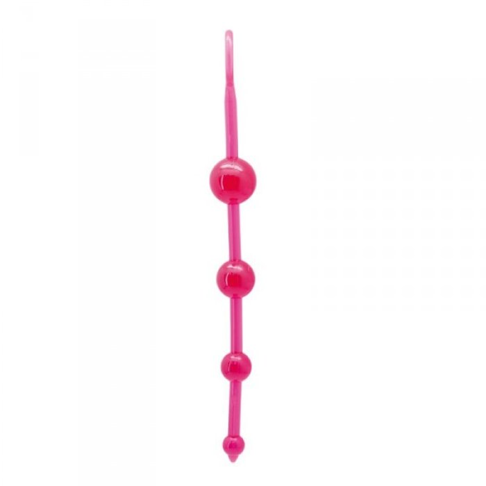 Bile Anale Toyz4Lovers 20 cm - Roz - culoare si material