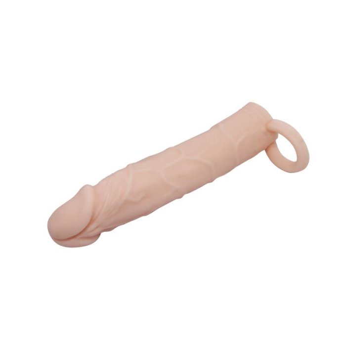 Prelungitor Penis Pretty Love »Penis Sleeve« 18 cm - Natural - detaliu ambalaj