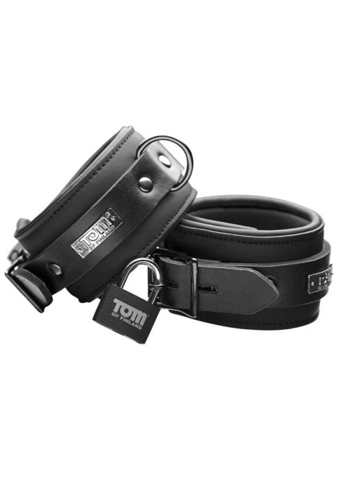 Catuse Glezne Tom Of Finland Neoprene Ankle Cuffs - vedere frontala