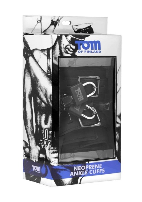 Catuse Glezne Tom Of Finland Neoprene Ankle Cuffs - dimensiuni complete