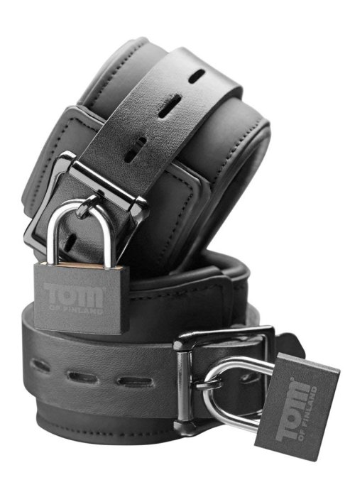 Catuse Maini Tom Of Finland Neoprene Wrist Cuffs - vedere frontala