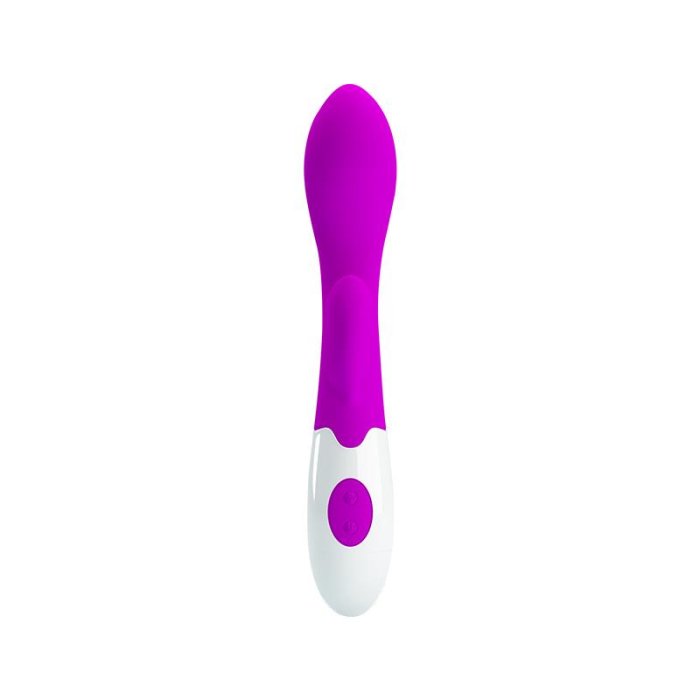 Vibrator Dubla Stimulare Pretty Love »Brighty« 20 cm - Violet