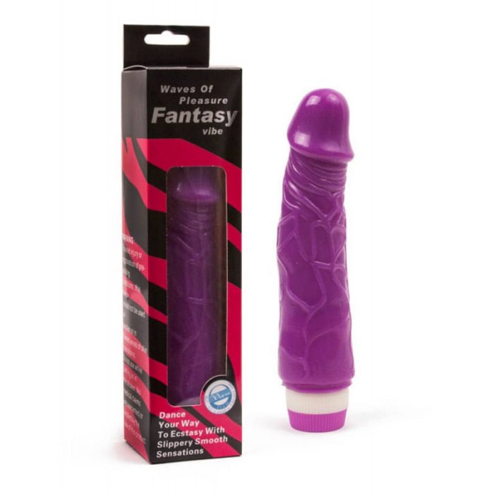 Vibrator Natural Fantasy Purple - vedere frontala