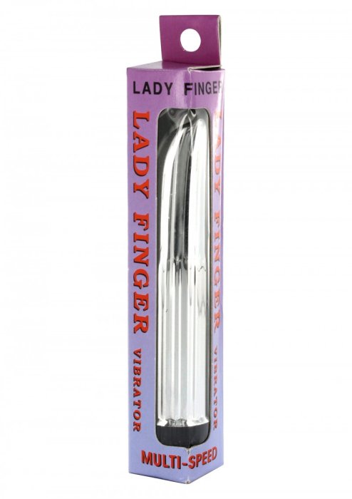 Mini Vibrator Seven Creations »Lady Finger« 13 cm - Argintiu - detaliu design