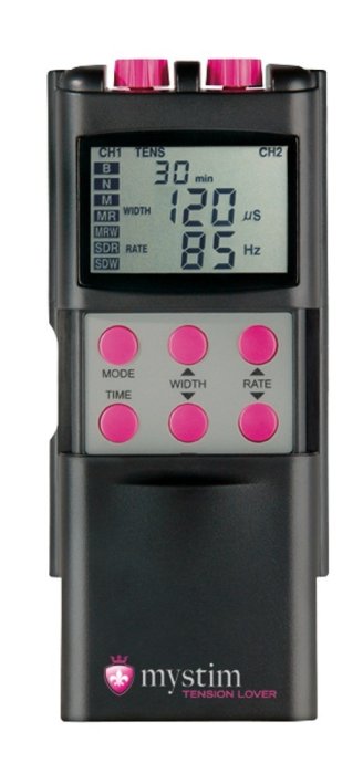 Electro Stimulator Mystim "Tension Lovers" Negru - culoare si material
