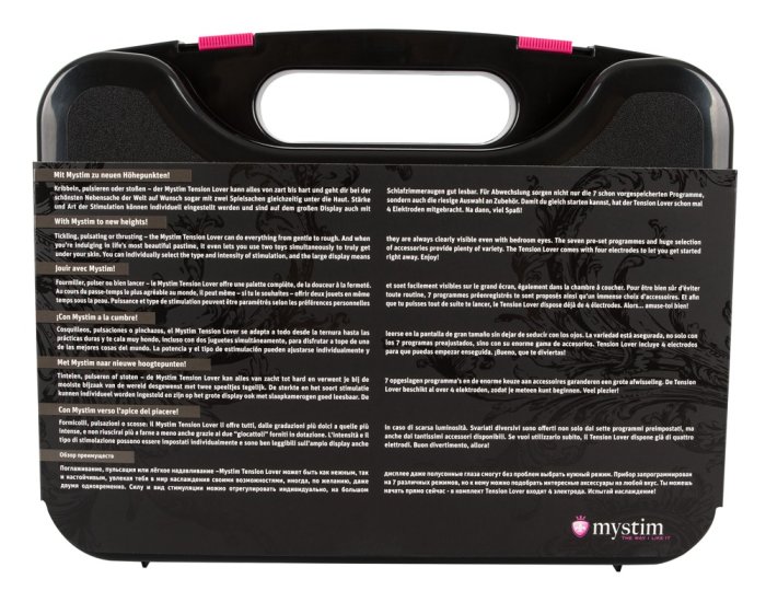Electro Stimulator Mystim "Tension Lovers" Negru - accesorii incluse