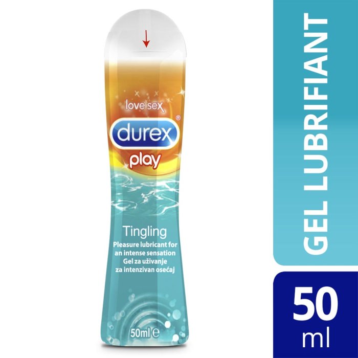 Lubrifiant Durex Play Tingle 50 ml - vedere frontala