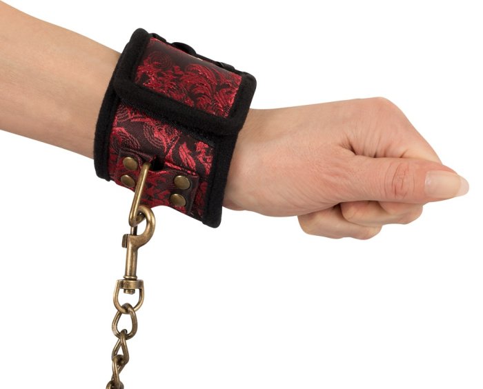 Catuse Maini ASIA pentru femei din satin cu inchidere Velcro - detaliu design