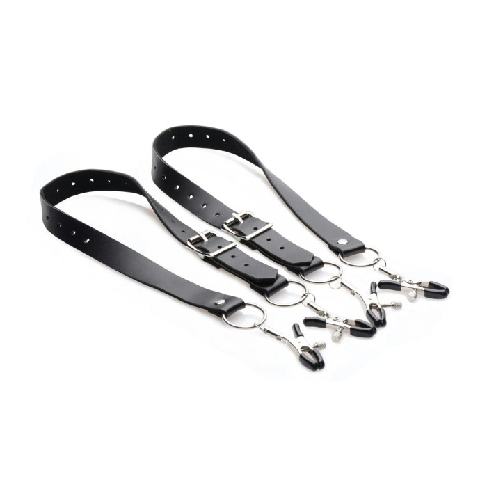 Cleme Labii Spreader Labia Straps Master Series - culoare si material