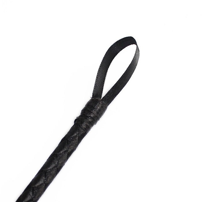 Cravasa Toyz4Love "Fetish Art Easy Horse Whip" Negru - detaliu design