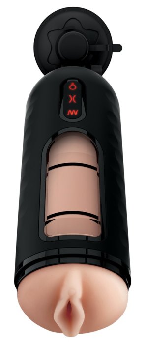 Masturbator Pipedream "Elite Vibrating Mega Milker" 23,9 cm - Natural##