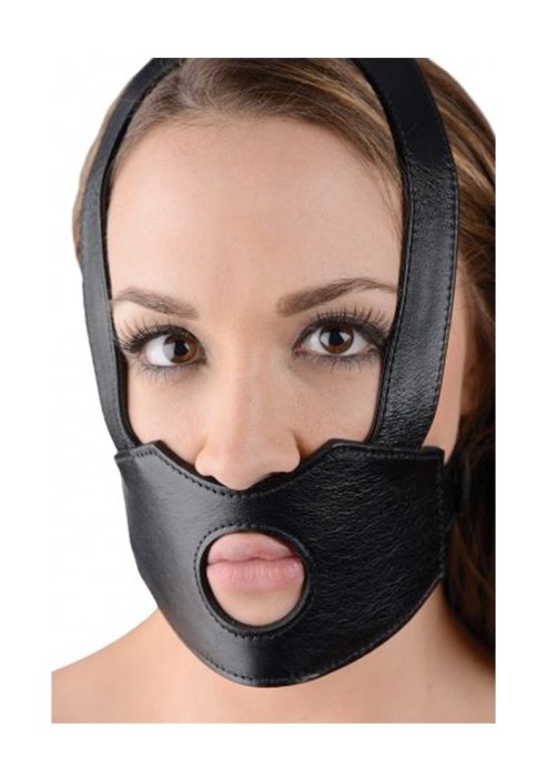 Masca pentru Dildo Face Fuck - culoare si material