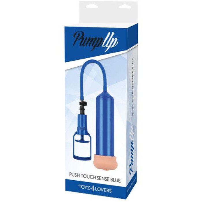 Pompa Penis Toyz4Lovers »Pump UP« 26 cm - Albastru - vedere frontala