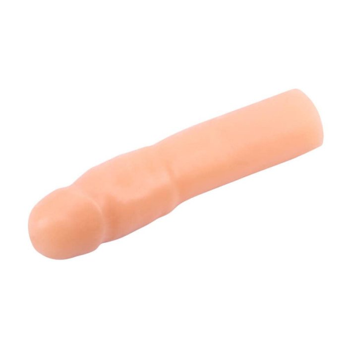 Prelungitor Penis Chisa Novelties »Real Feel Sleeve« 17cm - Natural - dimensiuni complete