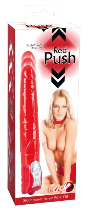 Vibrator You2Toys »Push It« 27,5 cm - Rosu
