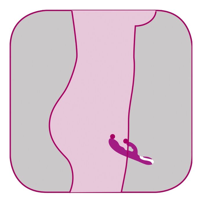 Vibrator Javida »Heating Vibe« 22 cm - Violet