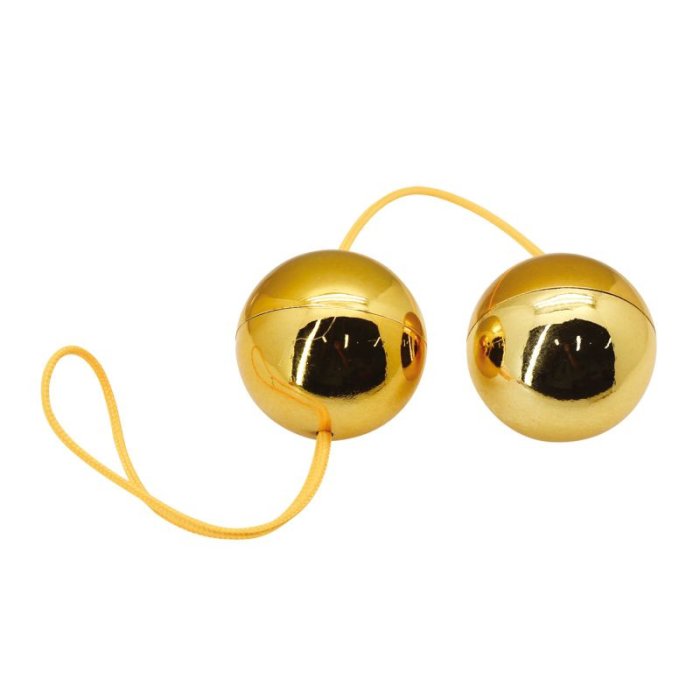 Bile Vaginale Kegel Toyz4Lovers "Gold Balls" 22 cm - Galben