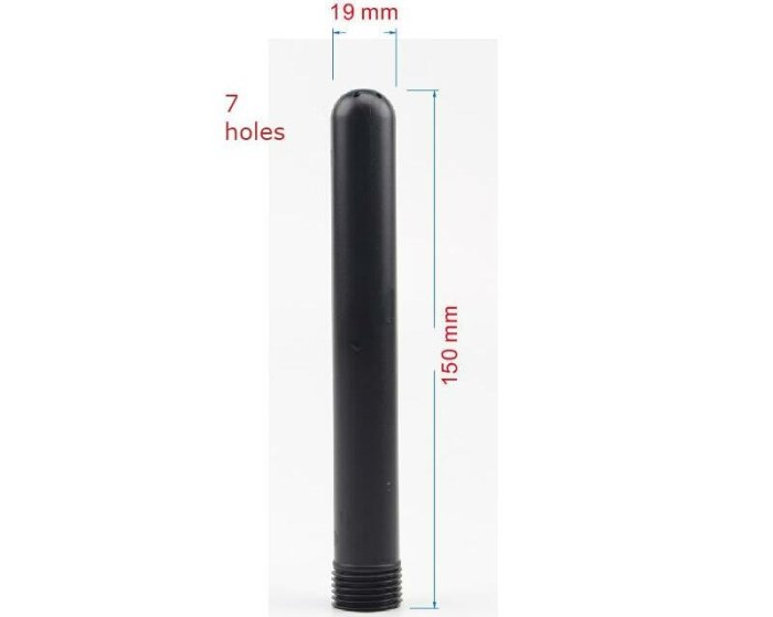 Cap de Dus Irigator Intim Black Mont