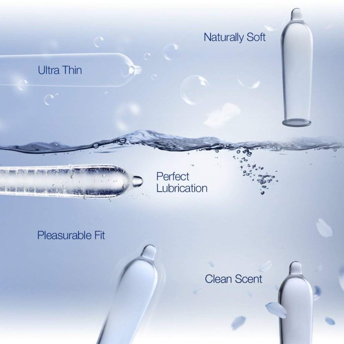 Prezervative Durex Air, 3 Buc. - culoare si material