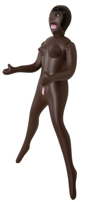 Papusa Gonflabila You2Toys »African Queen« 155 cm - Negru - detaliu design