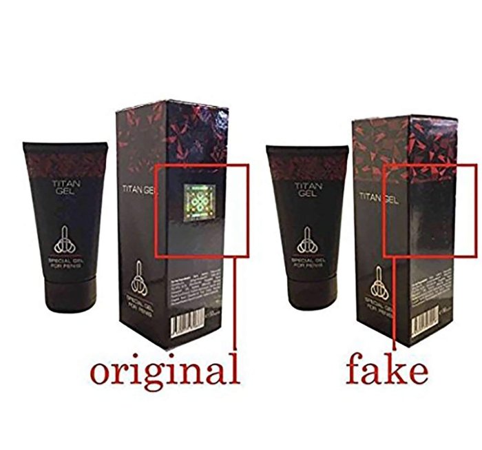 Crema Marirea Penisului TITAN GEL 50 ml - detaliu ambalaj