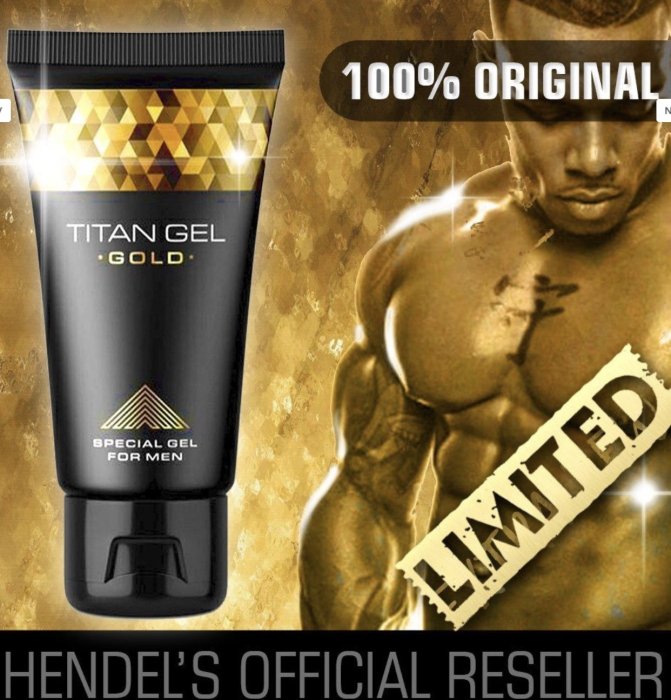 2 X TITAN GEL GOLD - Pentru Marirea Penisului - detaliu design