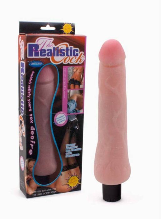 Vibrator Baile »Cock Flesh« 24,7 cm - Natural - vedere frontala