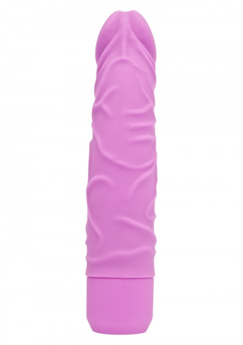 Vibrator Realistic Roz din Silicon, Get Real - detaliu design