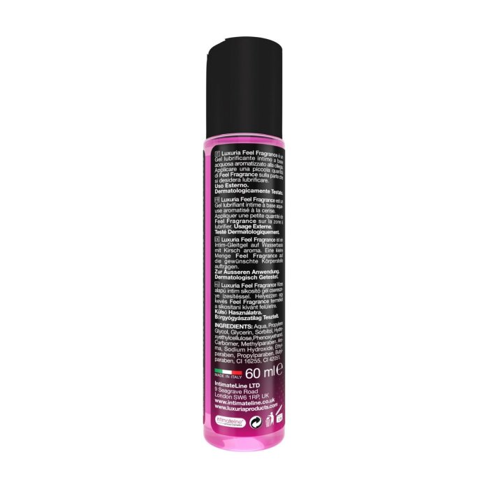 Lubrifiant Intim Luxuria "Feel" 60ml - Cirese - detaliu design