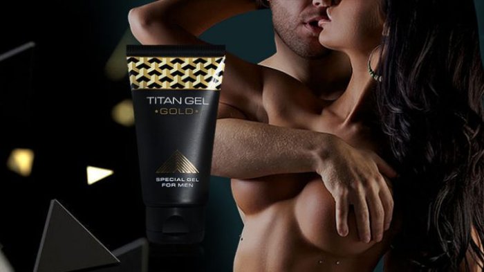TITAN GEL GOLD - Pentru Marirea Penisului - detaliu design