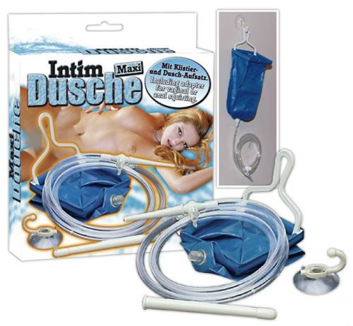 Set Irigator Seven Creation "Maxi Intim Dus" Argintiu