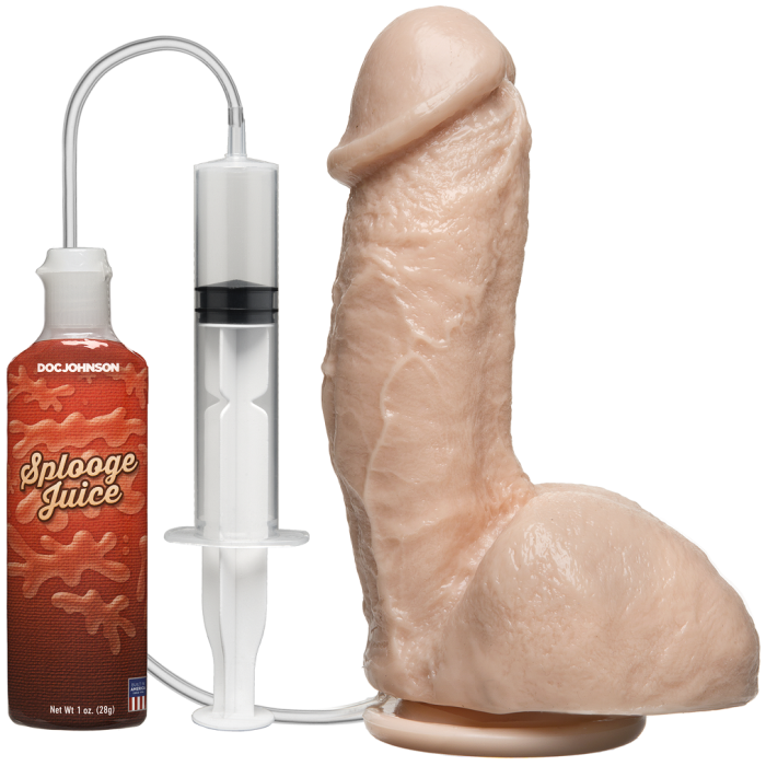 Dildo Doc Johnson "Squirting Cock" 18,8 cm - Natural##