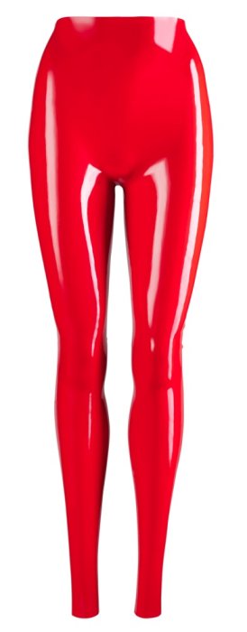 Pantaloni Latex Rosii pentru Femei - culoare si material