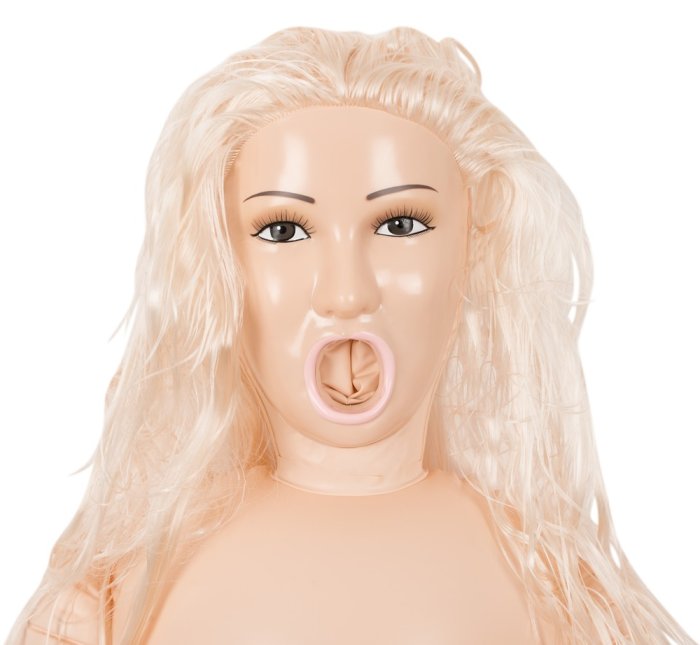 Papusa Gonflabila Cum Swallowing Doll - culoare si material
