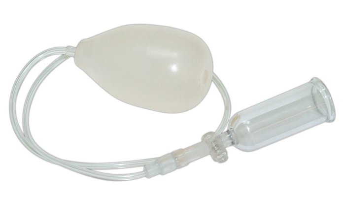 Pompa Sani cu Vacuum You2Toys »Crystal Clear« Alb