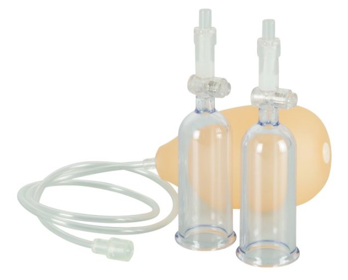 Pompa Sani cu Vacuum You2Toys »Crystal Clear« Alb