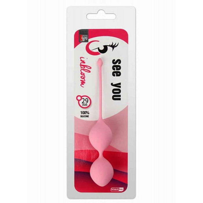 Bile Vaginale See You In Bloom Duo Balls 29 mm Roz - detaliu design