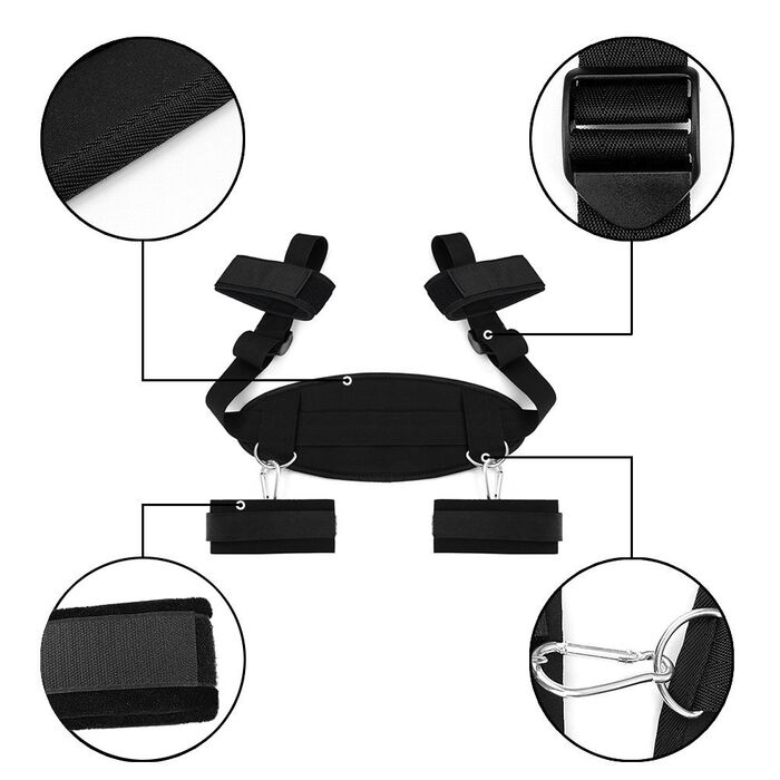Sistem Imobilizare Piperdream »Position Master With Cuffs« Negru