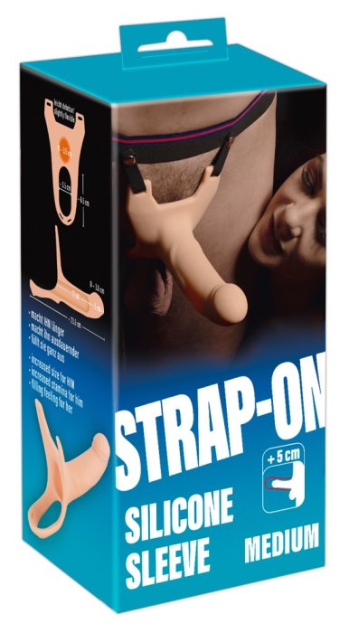 Strapon Vibrator Unisex Pipedream »Fetish Fantasy Series« 17 cm - Natural